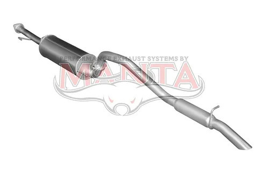 Manta Aluminised Steel 2.5" Single Cat-Back (quiet) for Toyota Hilux GGN150 V6 4.0 Litre Petrol Ute - Image 3
