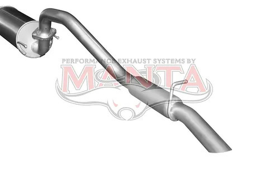 Manta Aluminised Steel 2.5" Single Cat-Back (quiet) for Toyota Hilux GGN150 V6 4.0 Litre Petrol Ute - Image 1