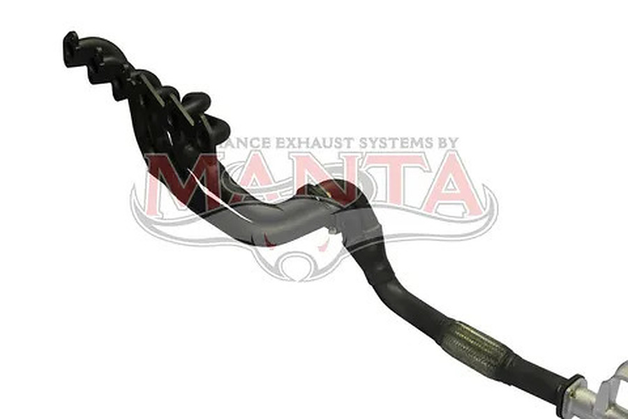 Manta Aluminised Steel 2.5" Single Full System With Extractors (quiet) for Toyota Landcruiser HZJ75, HZJ78 4.2 Litre 1HZ Diesel Ute and Troop Carrier - Image 2