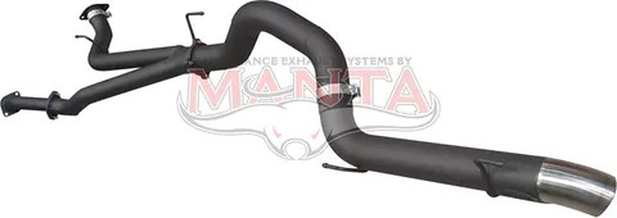 Manta Aluminised Steel 3.0" Dual-into-4.0" Single-extreme dpf-back (quiet) for Toyota Landcruiser VDJ200 4.5 Litre V8 Twin Turbo Diesel Wagon (with DPF) 2015 on - Image 5
