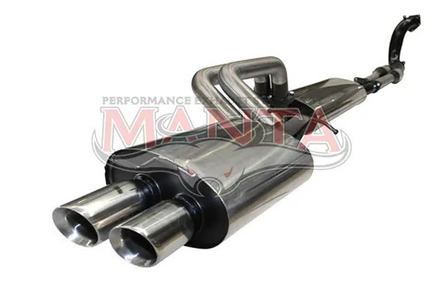 Manta Stainless Steel 2.5" Dual full-system (quiet) for Ford Territory SX, SY 4.0 Litre Turbo 6 Cylinder Petrol - Image 3