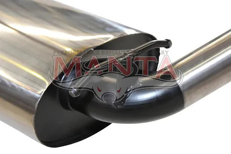 Manta Stainless Steel 2.5" Dual Cat-Back (quiet) for Ford Territory SX, SY 4.0 Litre Turbo 6 Cylinder Petrol - Image 2