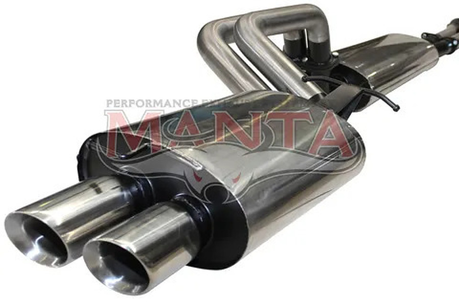 Manta Stainless Steel 2.5" Dual Cat-Back (quiet) for Ford Territory SX, SY 4.0 Litre Turbo 6 Cylinder Petrol - Image 4