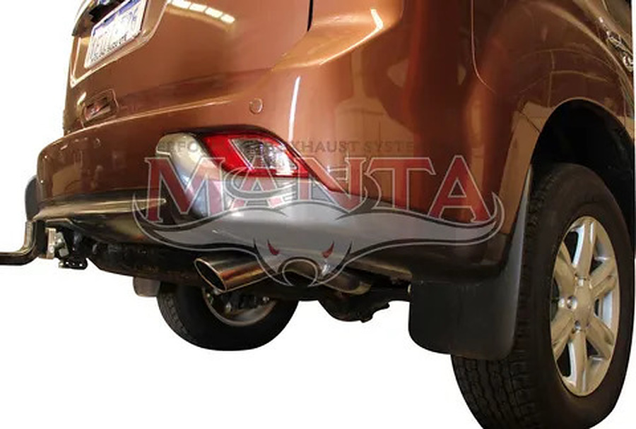 Manta Stainless Steel 3.0" with Cat full-system (quiet) for Isuzu MU-X 3.0L CRD Nov 2013 #8211; Jan 2017 (no DPF) - Image 2