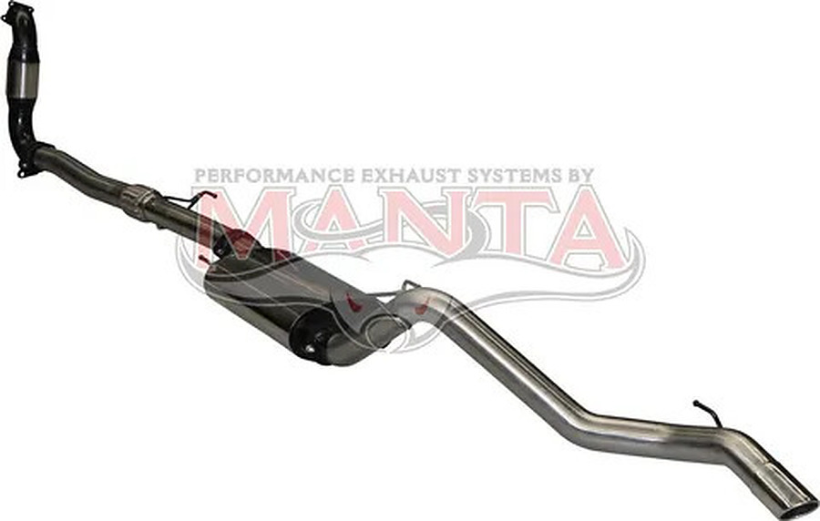 Manta Stainless Steel 3.0" with Cat full-system (quiet) for Isuzu MU-X 3.0L CRD Nov 2013 #8211; Jan 2017 (no DPF) - Image 3