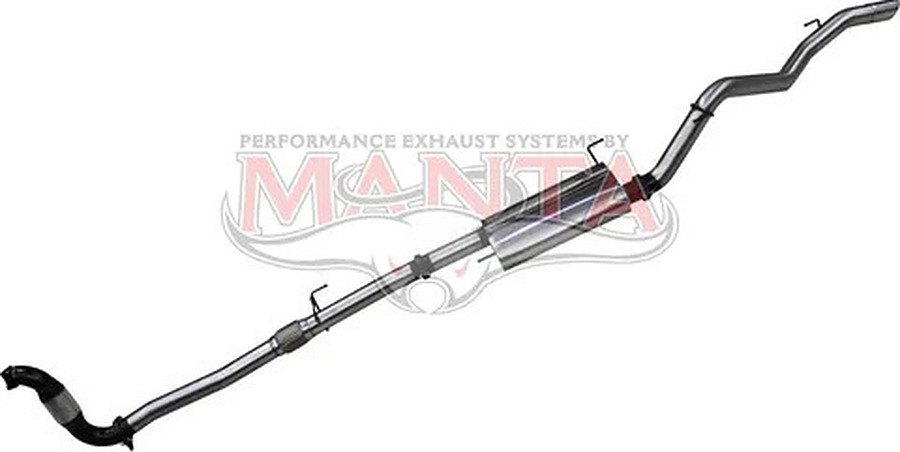Manta Stainless Steel 3.0" with Cat full-system (quiet) for Isuzu MU-X 3.0L CRD Nov 2013 #8211; Jan 2017 (no DPF) - Image 1