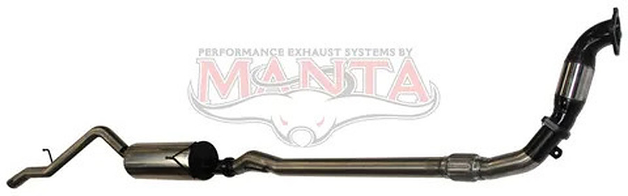 Manta Stainless Steel 3.0" with Cat full-system (medium) for Mitsubishi Triton ML 3.2 Litre CRD, 2006 - 2009 - Image 1