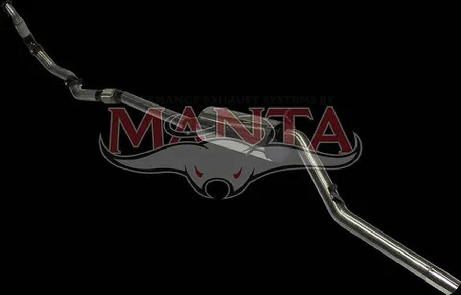Manta Stainless Steel 3.0" without Cat full-system (medium) for Nissan Navara D22 3.0L Turbo Diesel 2002 - 2006 - Image 3