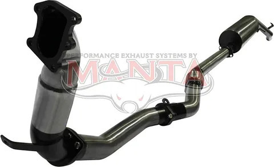 Manta Stainless Steel 3.0" without Cat full-system (medium) for Nissan Navara D22 3.0L Turbo Diesel 2002 - 2006 - Image 5