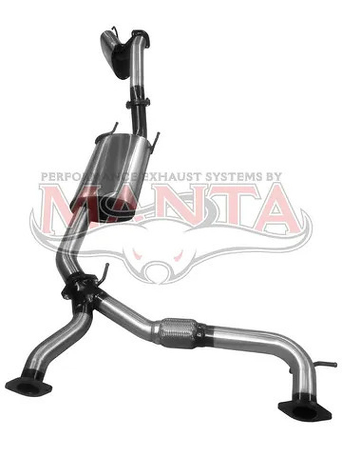 Manta Stainless Steel 3.0" Single Cat-Back (quiet) for Nissan Patrol Y62 5.6 Litre V8 Petrol Wagon - Image 3