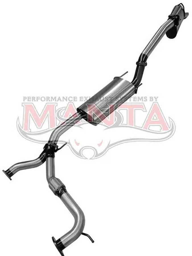 Manta Stainless Steel 3.0" Single Cat-Back (quiet) for Nissan Patrol Y62 5.6 Litre V8 Petrol Wagon - Image 4