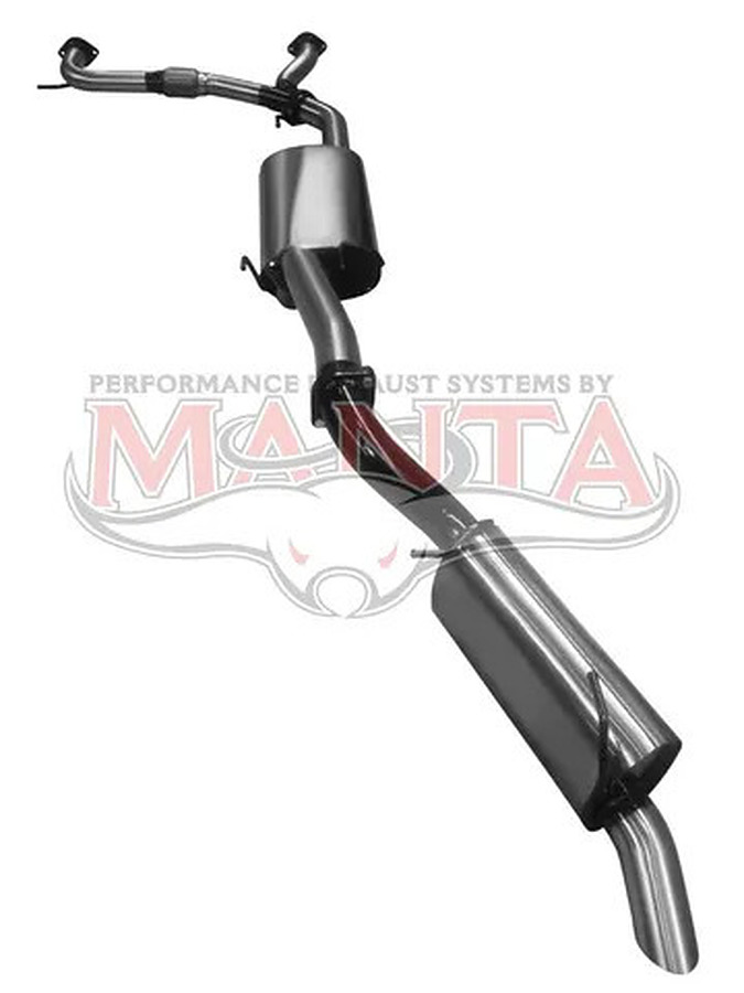 Manta Stainless Steel 3.0" Single Cat-Back (quiet) for Nissan Patrol Y62 5.6 Litre V8 Petrol Wagon - Image 6