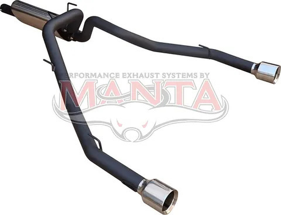 DS RAM1500 5.7L V8 3IN SINGLE INTO TWIN, FACTORY CAT BACK EXHAUST, WITH 5IN CHROME TIPS - Image 3