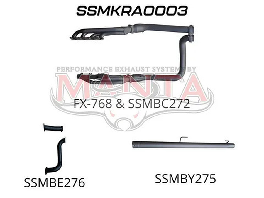 DS RAM1500 5.7L V8 EXTRACTORS AND CATS KIT, TO BOLT TO FACTORY EXHAUST OR MANTA 3IN SINGLE CATBACK - Image 1