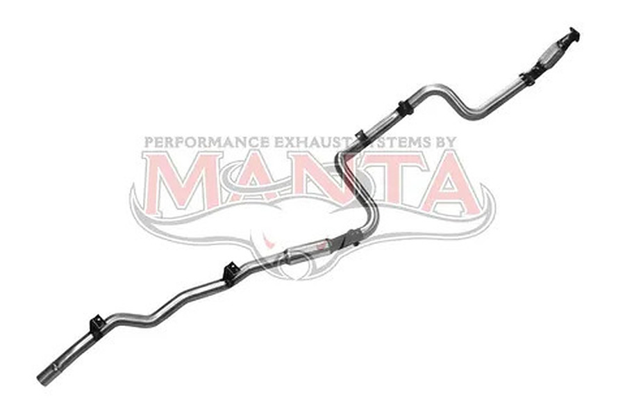 Manta Stainless Steel 3.0" without Cat full-system (medium) for Toyota Landcruiser VDJ79 4.5 Litre V8 Turbo Diesel Single Cab Ute 2007 - 2016 (without DPF) - Image 2