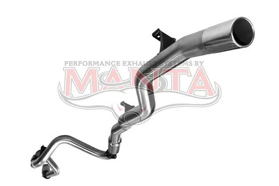 Manta Stainless Steel 3.0" without Cat full-system (medium) for Toyota Landcruiser VDJ79 4.5 Litre V8 Turbo Diesel Single Cab Ute 2007 - 2016 (without DPF) - Image 3