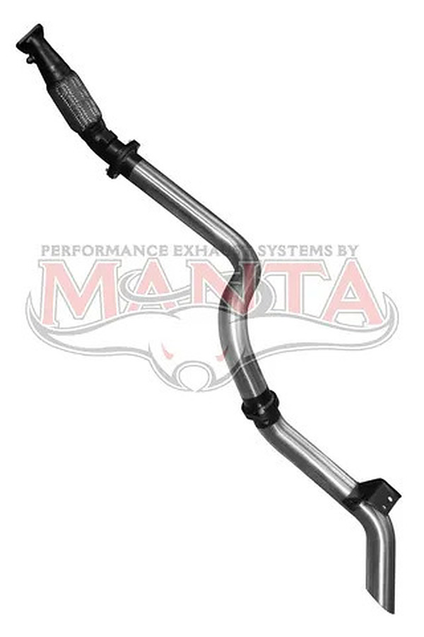 Manta Stainless Steel 3.0" without Cat side-exit-system (loud) for Toyota Landcruiser VDJ79 4.5 Litre V8 Turbo Diesel Single Cab Ute 2007 - 2016 (without DPF) - Image 1