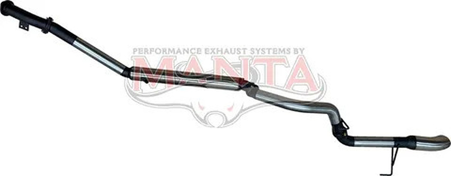 TOYOTA LANDCRUISER 300 SERIES V6 3IN DPF BACK SYSTEM WITH CHROME 4IN TIP, WITHOUT MUFFLERS - Image 3