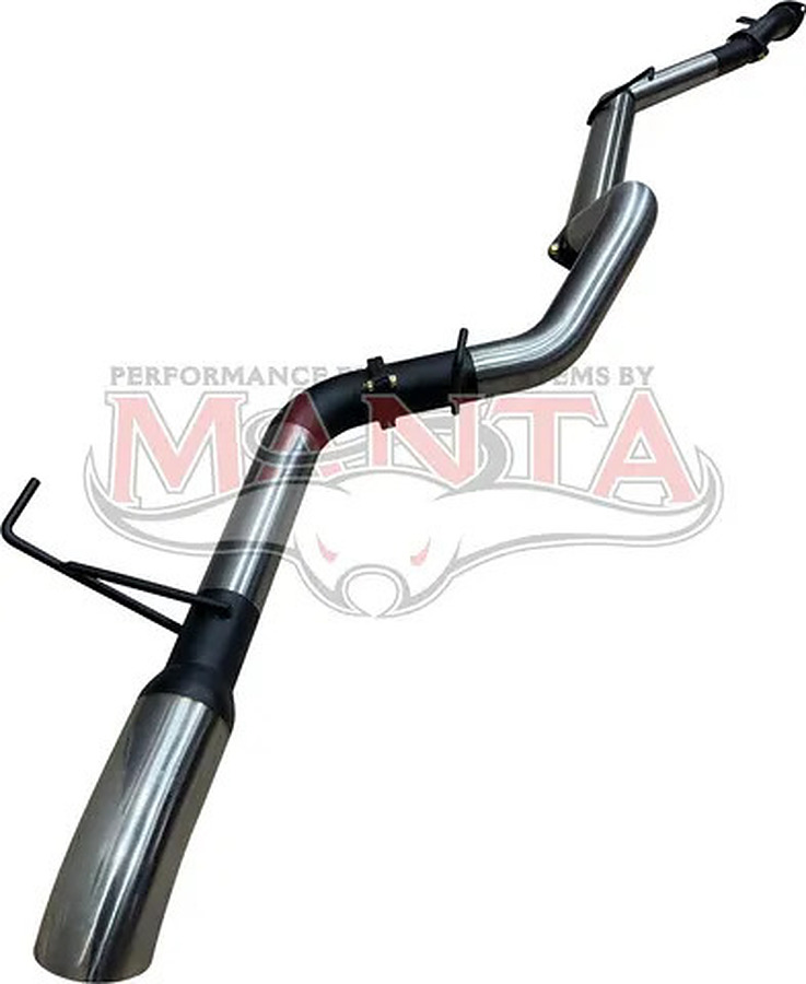 TOYOTA LANDCRUISER 300 SERIES V6 3IN DPF BACK SYSTEM WITH CHROME 4IN TIP, WITHOUT MUFFLERS - Image 5