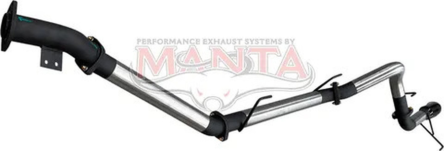 TOYOTA LANDCRUISER 300 SERIES V6 3IN DPF BACK SYSTEM WITH BLACK 4IN TIP, WITHOUT MUFFLERS - Image 3