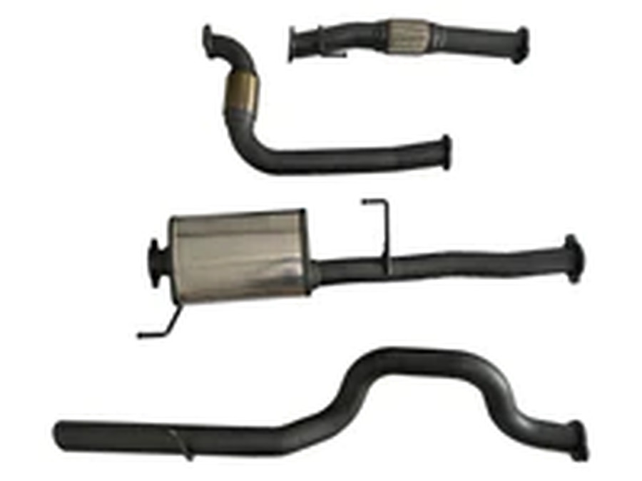 Outlaw Colorado 7 2.8 Litre Factory Turbo Wagon 2 3-4inch Muffler and Catalytic Converter Stainless Steel - Image 1