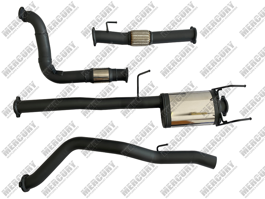 Outlaw Colorado RG 2.8 Litre Duramax 3inch Muffler and Catalytic Converter Stainless Steel - Image 2