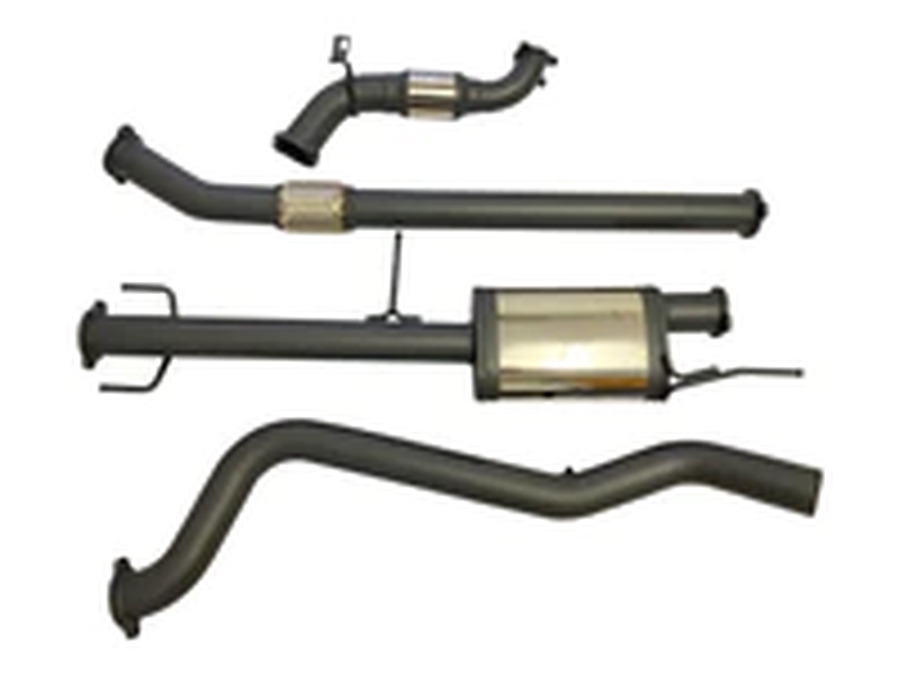 Outlaw Triton MN 2.5 Litre Common Rail Dual Cab 3" Muffler and Catalytic Converter Stainless Steel - Image 3