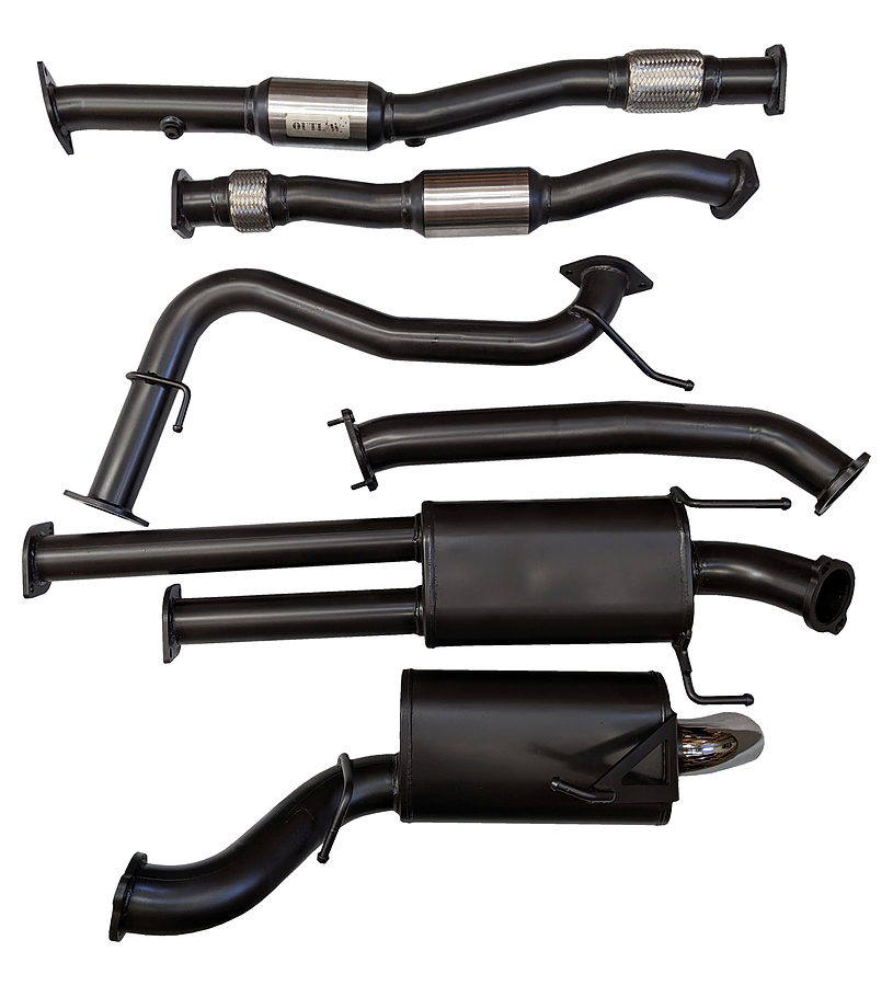 NISSAN PATROL Y62 SERIES 1-5 2012 - ON 5.6L V8 PETROL CAT BACK EXHAUST SYSTEM (INCLUDES SECONDARY CATS) STAINLESS STEEL - Image 2