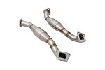 more on XFORCE Holden Commodore VE VF V6 SIDI Metallic Cats (Pair) Direct 4 bolt to head Matt Finish Stainless