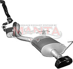 more on Manta Aluminised Steel 2.5" Single Full System With Extractors (quiet) for Ford Falcon BA, BF 4.0 Litre 6 Cylinder Sedan (XR6, non-turbo)