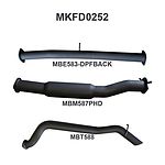 more on Manta Aluminised Steel 3.0" Single dpf-back (quiet) for Ford Ranger PXII Dual Cab 3.2 Litre CRD October 2016 #8211; Current (with DPF)