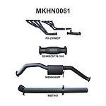 more on Manta Aluminised Steel 3.0" Single Full System With Extractors (medium) for Holden Commodore VP, VR, VS 5.0L V8 Sedan, Independent Rear Suspension, with Single Cat