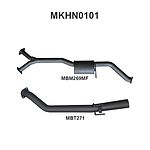 more on Manta Aluminised Steel 3.0" Single Cat-Back (medium) for Holden Commodore VU, VY, VZ 5.7 Litre and 6.0 Litre Ute (with std passenger side exit)