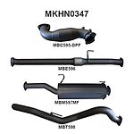 more on Manta Aluminised Steel 3.0" Turbo Back DPF Delete (remap required) with Cat and Muffler (quiet) for Holden Colorado RG 2.8L Ute August 2016-on