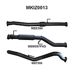 more on Manta Aluminised Steel 3.0" Single DPF Back (quiet) for D-Max 3.0L CRD