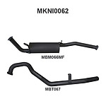 more on Manta Aluminised Steel 2.5" Single extractors-back (medium) for Nissan Patrol GQ 4.2 Litre TD42 Diesel and TB42 Petrol Wagon and Ute