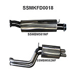more on Manta Stainless Steel 2.5" Dual Cat-Back (quiet) for Ford Territory SX, SY 4.0 Litre Turbo 6 Cylinder Petrol