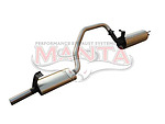 more on Manta Stainless Steel 2.5" Single extractors-back (quiet) for Toyota Landcruiser FZJ105 4.5 Litre 1FZ Petrol Wagon