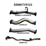 more on Manta Stainless Steel 3.0" Single dpf-back (quiet) for Toyota Landcruiser VDJ79 Single and Dual Cab 4.5 Litre 1VD V8 Turbo Diesel Ute (with DPF) Oct 2016 on