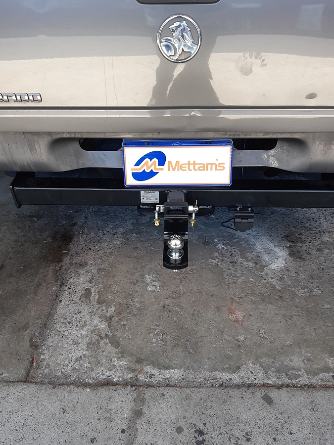 Trailboss Towbar for Holden RODEO (no step)  (not Sports)  (4cyl and diesel auto rated to 2000kg) - 2500/200 KGS (Rodeo) 2500/250 (Colorado) Towing Capacity - Vehicles built 3/03-6/08 - Image 1