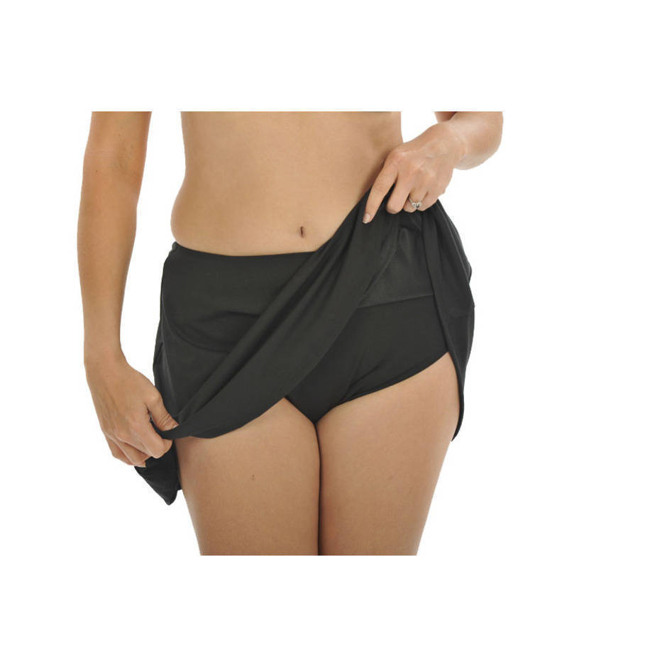 Swim Skirt - Black Chlorine Resistant - Image 2