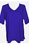more on V Neck Rash Shirt - Purple Chlorine Resist
