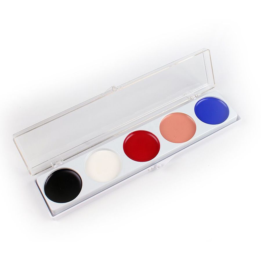 5 Color CLOWN cream palette 1.25oz 35g - 406C - Image 1