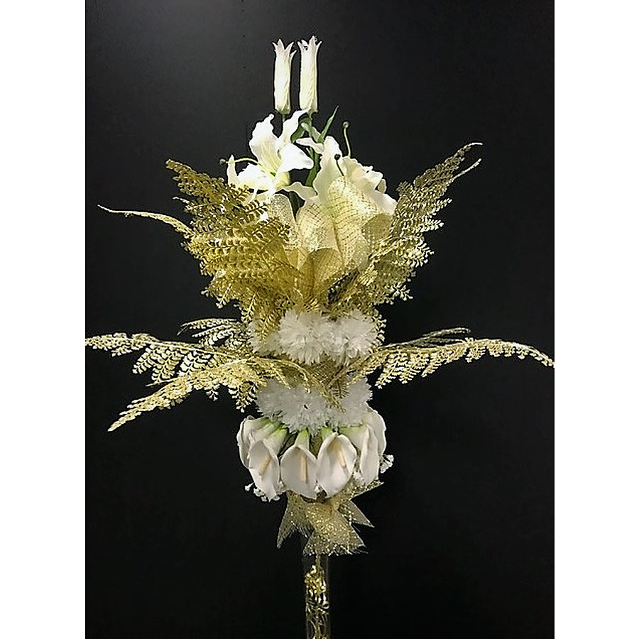 130cm White gold centrepiece - PICK UP ONLY FROM PERTH STORE - Image 1