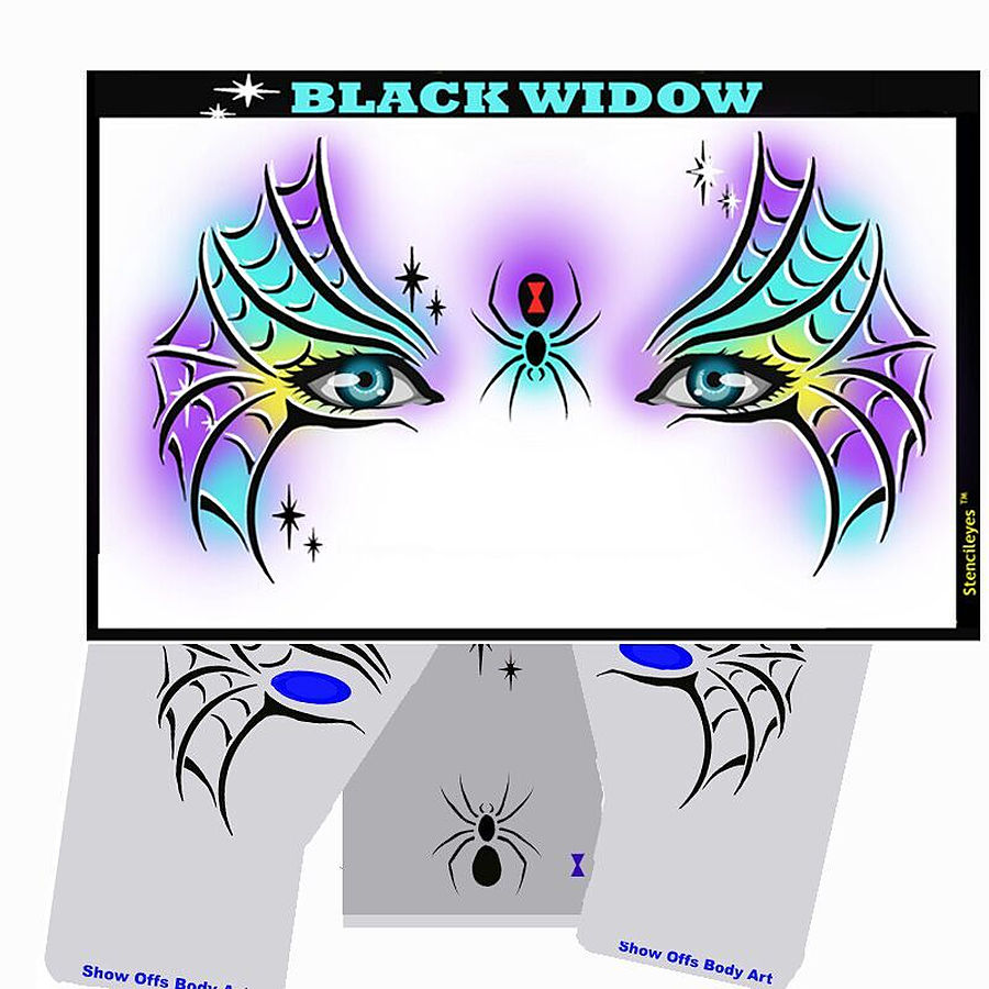 STENCIL EYES - Black Widow 04SE - Image 1