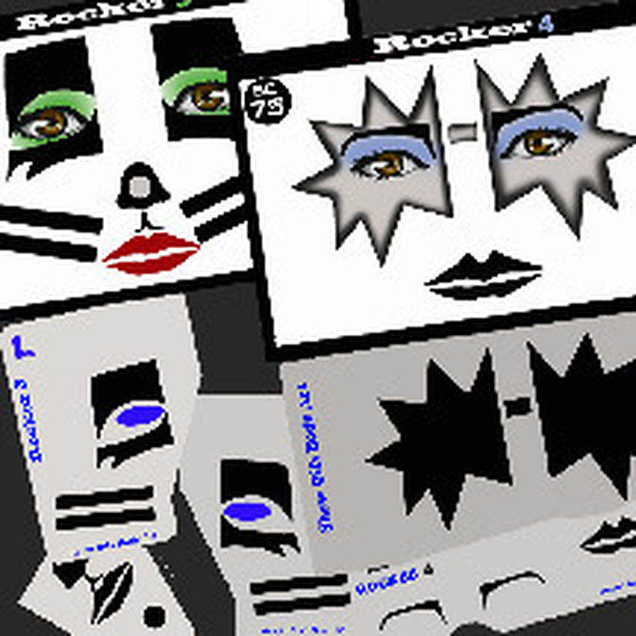 STENCIL EYES - Rockers 3 and 4 74_75SE - Image 1