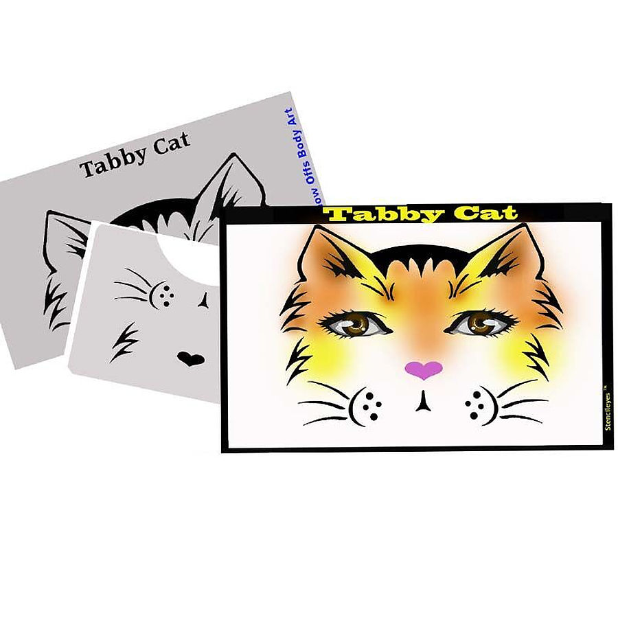 STENCIL EYES - Tabby Cat 91SE - ONLY 1 LEFT - Image 1