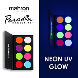 more on Paradise Makeup AQ 8 colour Assortment Palette Neon UV - 808-PAL-UV
