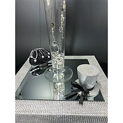 more on Rhinestone mesh base with bag and hat - PICK UP ONLY FROM PERTH STORE