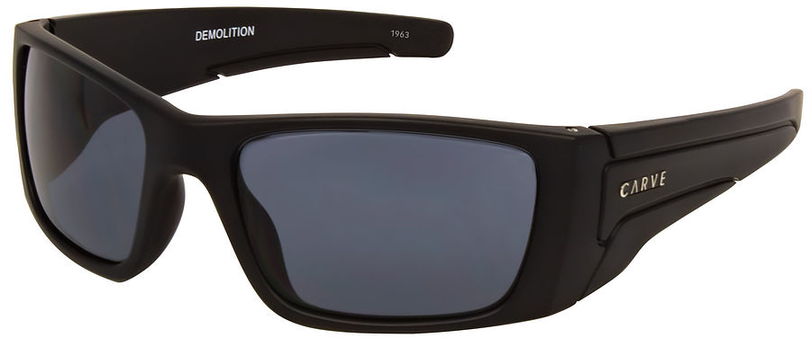 Carve Eyewear Demolition Matt Black Polarised Sunglasses